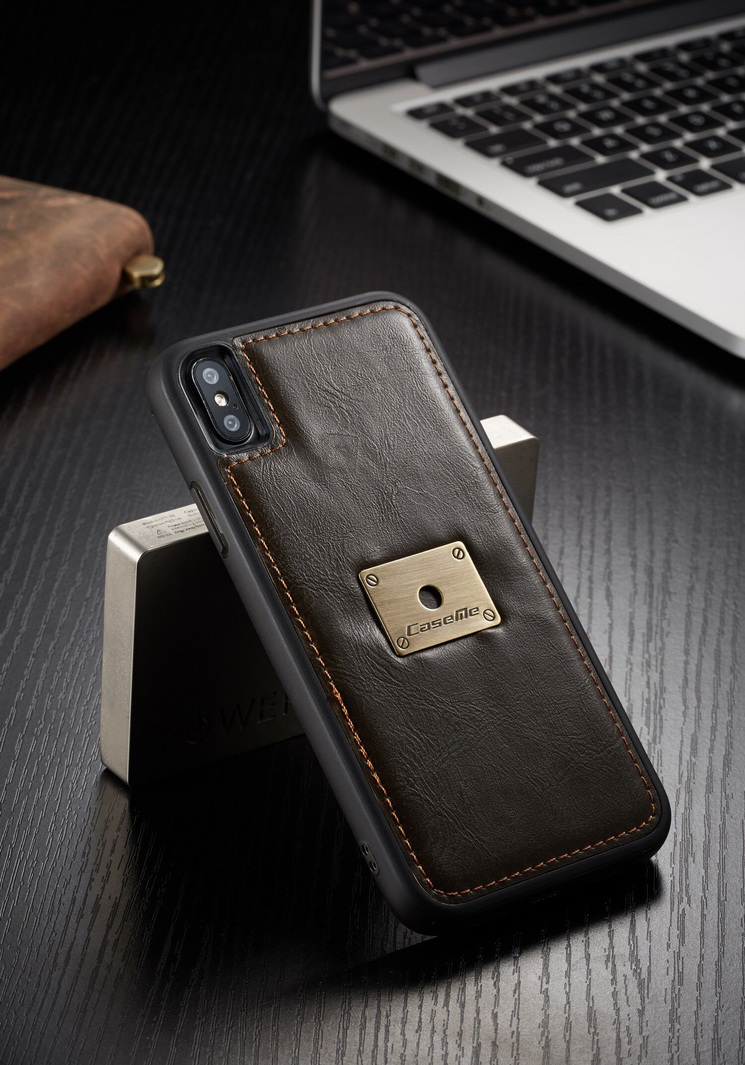 CASEME 2in1 snemljiva torbica za iPhone XS Max - rdeče