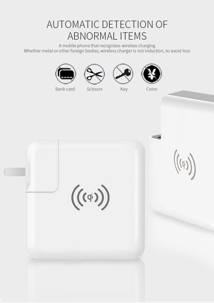 Polnilnik / napajalnik z močjo 6700mAh z zamenljivimi vtiči (AU / UK / ZDA / EU) in brezžičnim polnjenjem