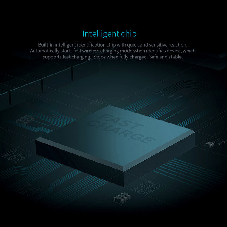 NILLKIN Magic Disc Wireless Charger for iPhone - črna