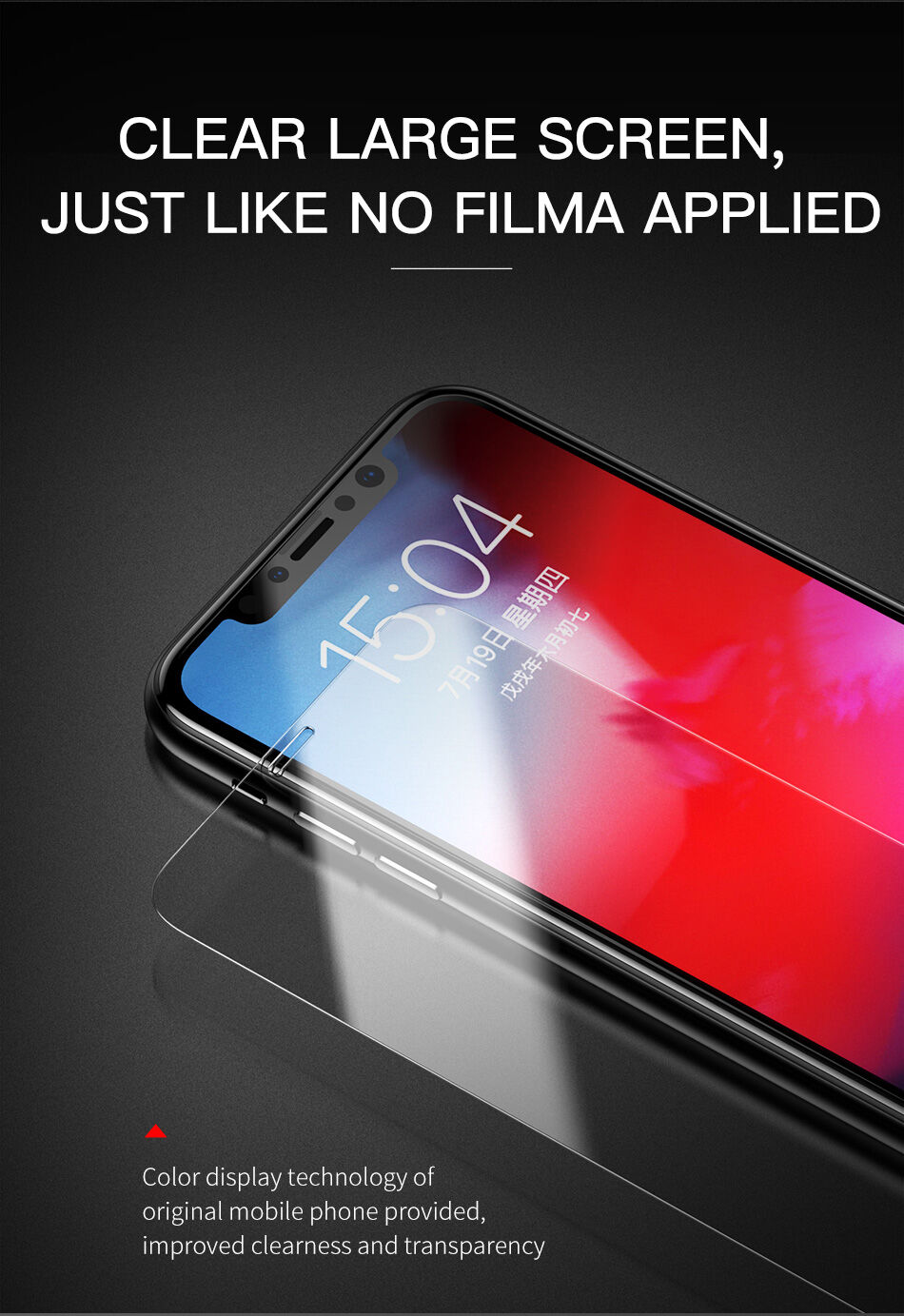 BASEUS kaljeno steklo za sprednjo in zadnjo stran za iPhone XS Max
