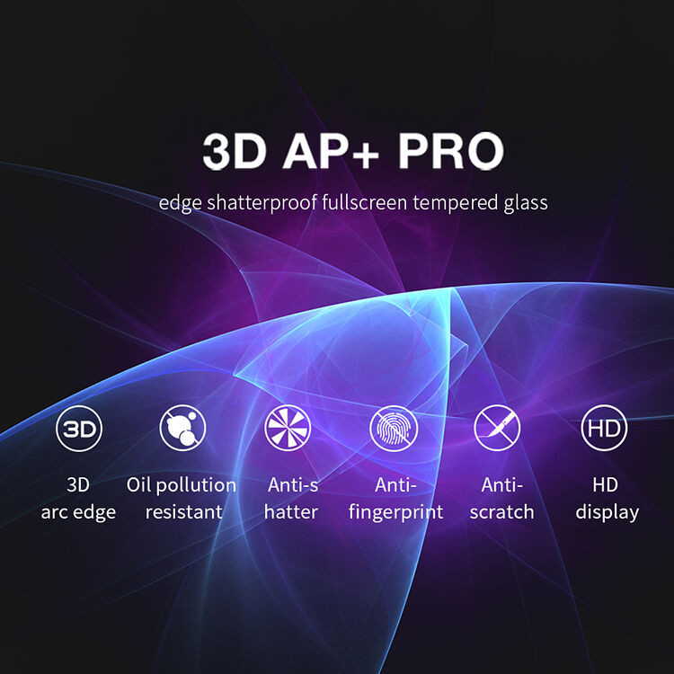 NILLKIN kaljeno 3D steklo za iPhone XS Max - črna