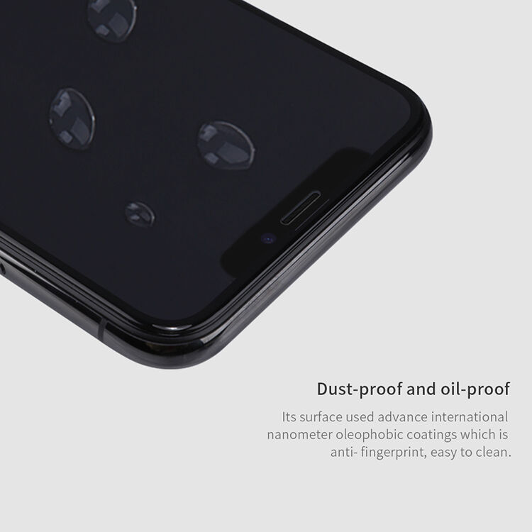 NILLKIN kaljeno 3D steklo za iPhone XS Max - črna