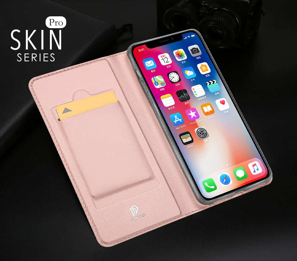 DUX DUCIS flip ovitek za iPhone XS Max - zlato