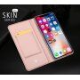 DUX DUCIS flip ovitek za iPhone XS Max - roza-zlato