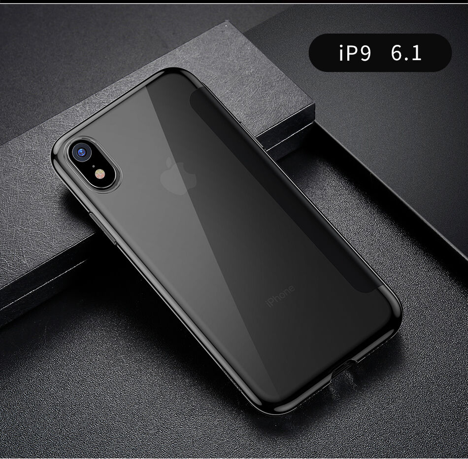 Torba BASEUS za flip za iPhone XR - črna