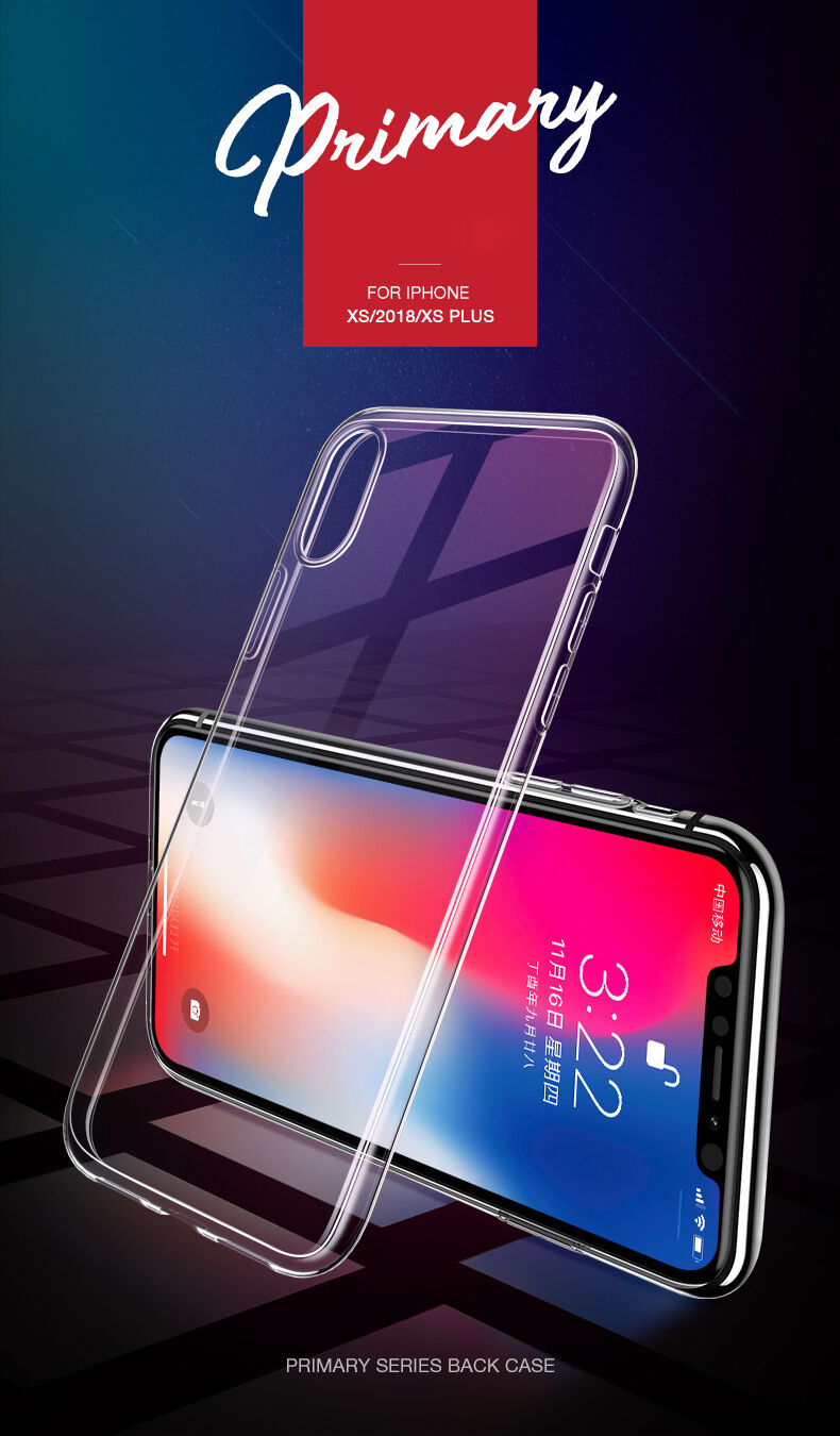Prozoren ovitek USAMS za iPhone XR