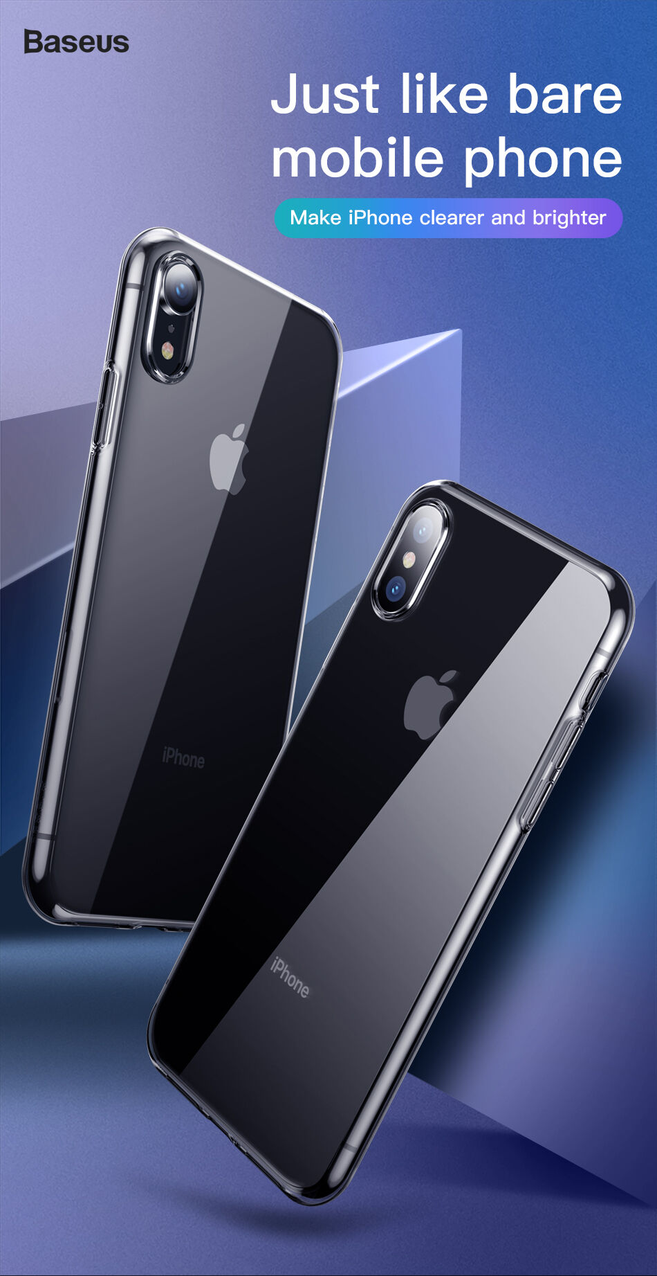 Zaščita BASEUS Simplicity za iPhone XR - zlato