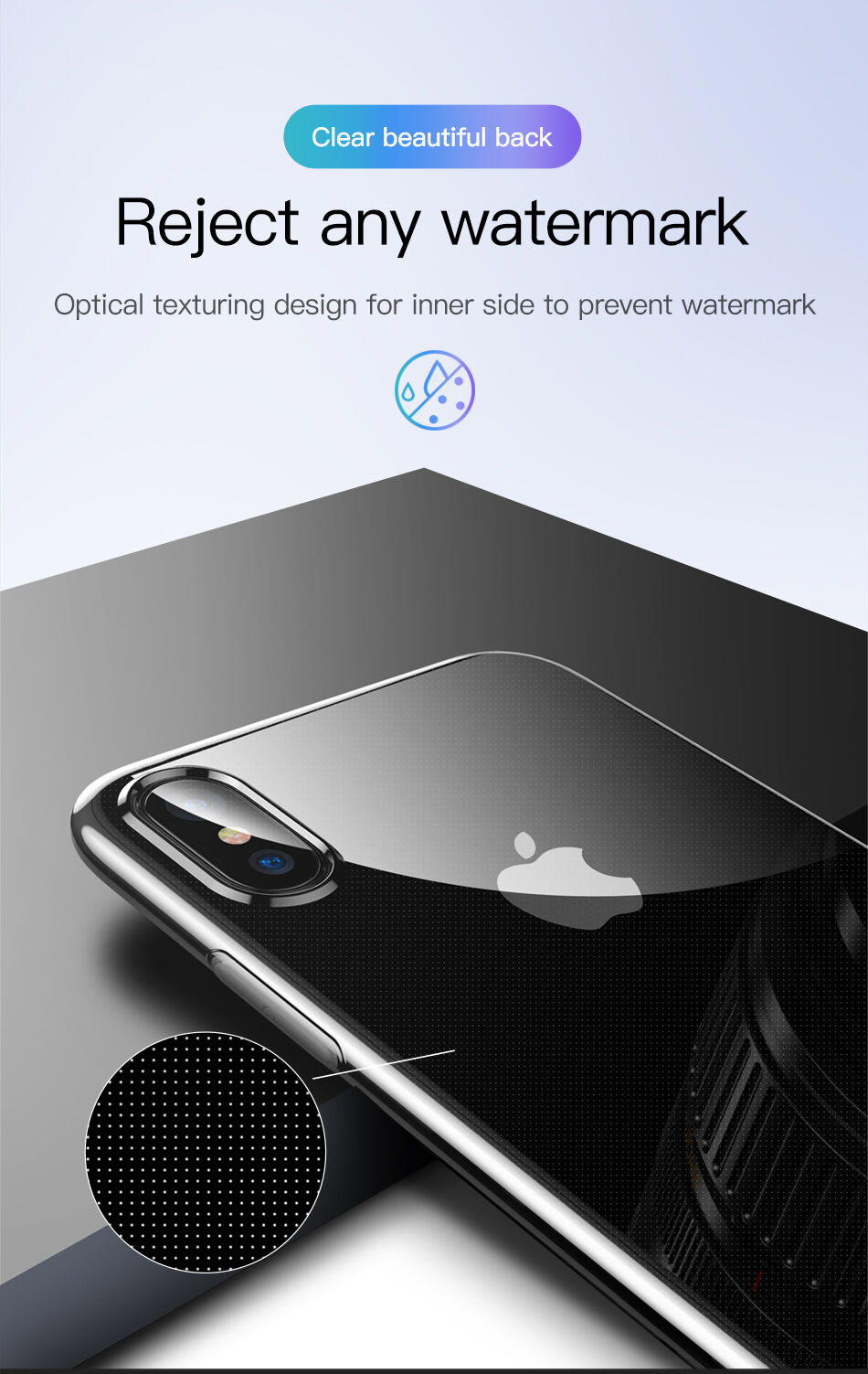Zaščita BASEUS Simplicity za iPhone XR - zlato