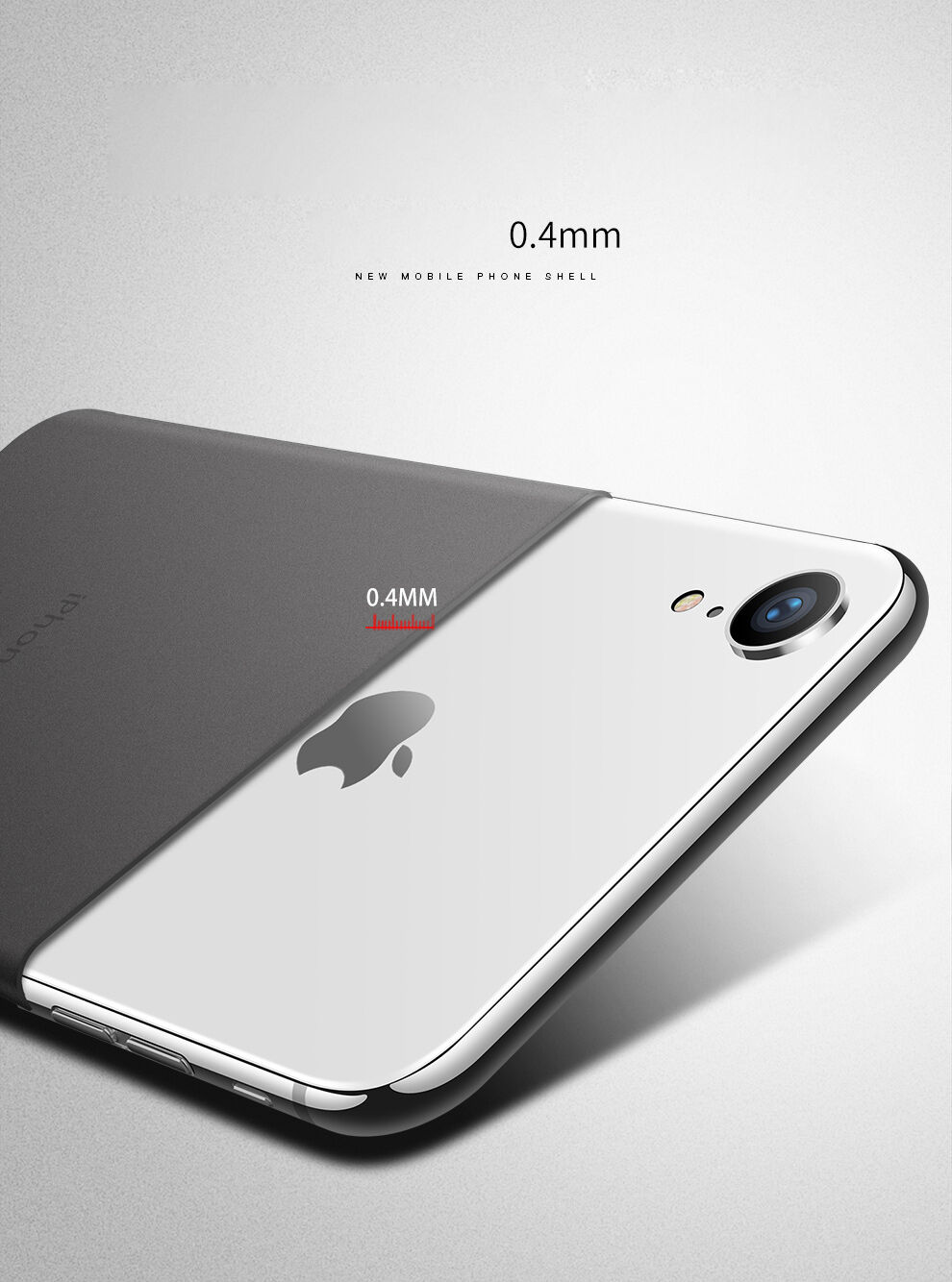 CAFELE ultra tanka prevleka za iPhone XR - črna