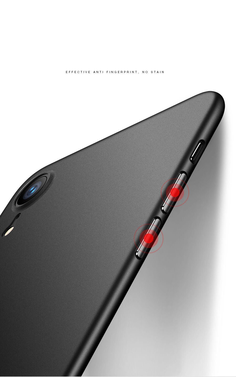 CAFELE ultra tanka prevleka za iPhone XR - črna