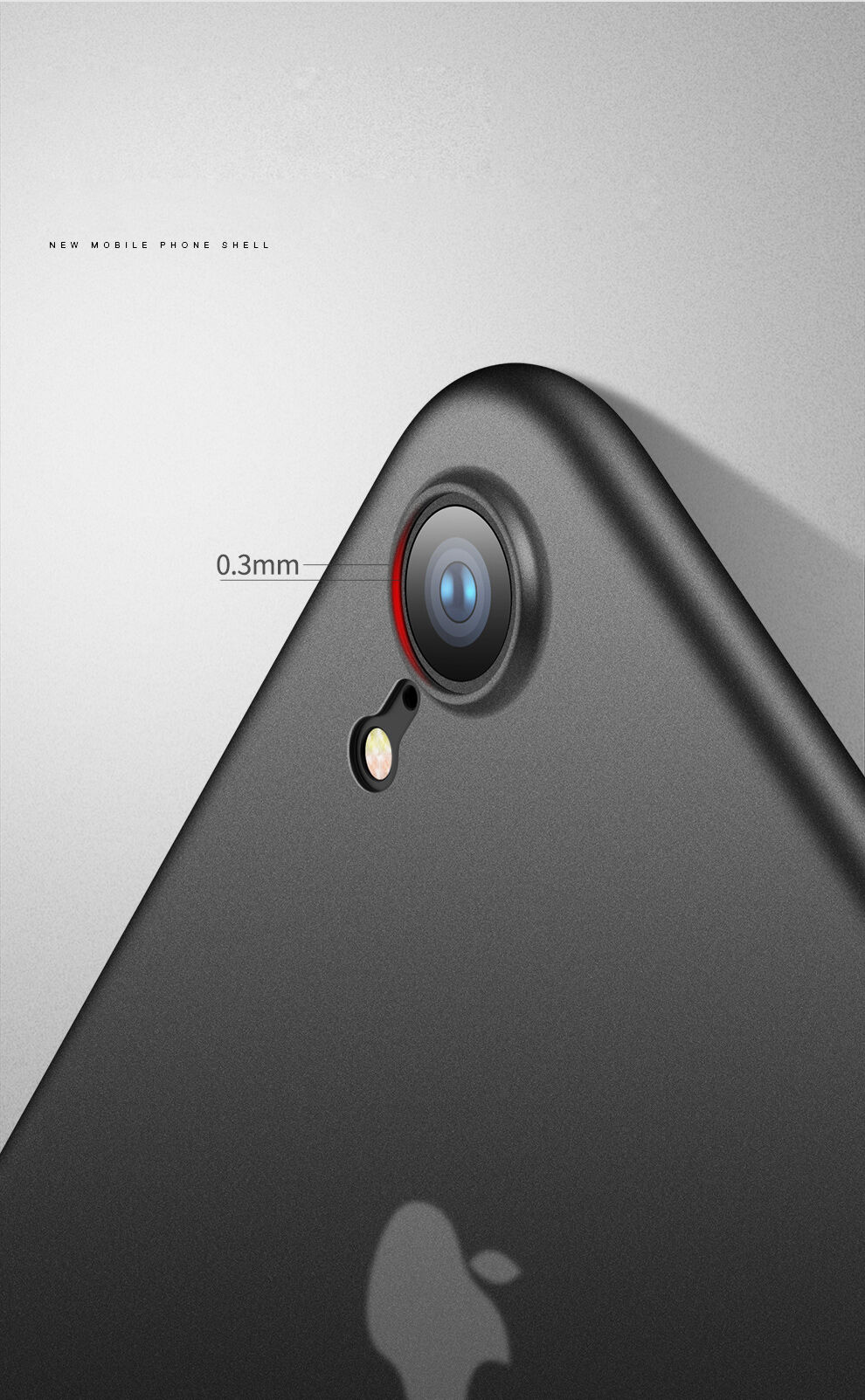 CAFELE ultra tanka prevleka za iPhone XR - črna