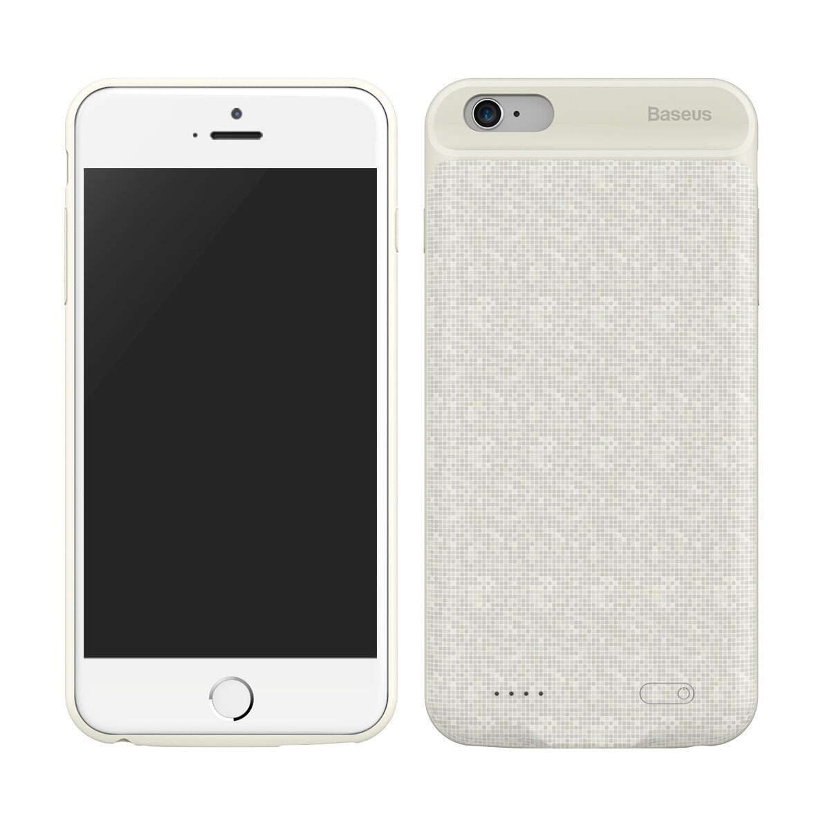 BASEUS pokrov baterije 7300mAh za 6 Plus / 6S Plus - rdeče