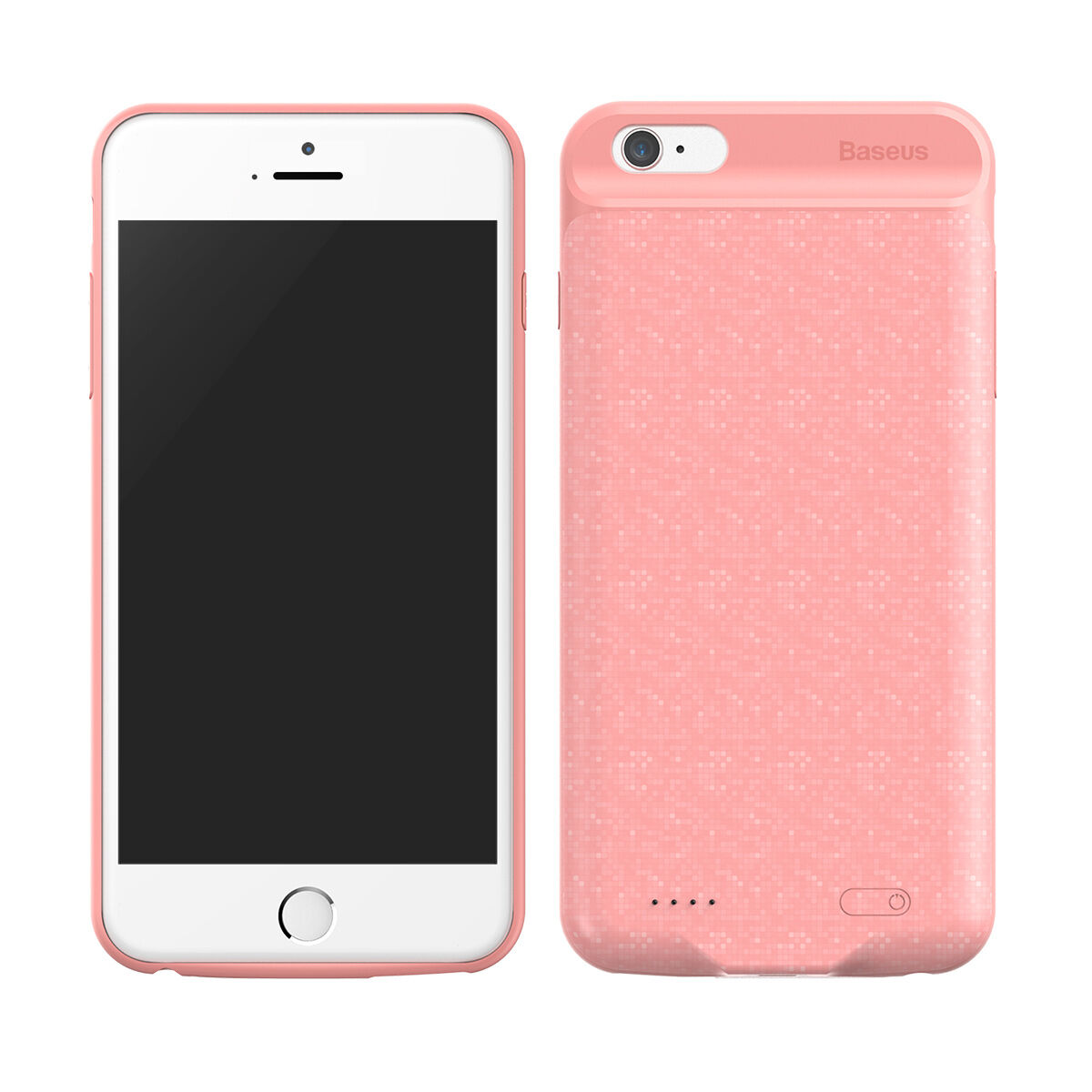 BASEUS pokrov baterije 7300mAh za 6 Plus / 6S Plus - rdeče