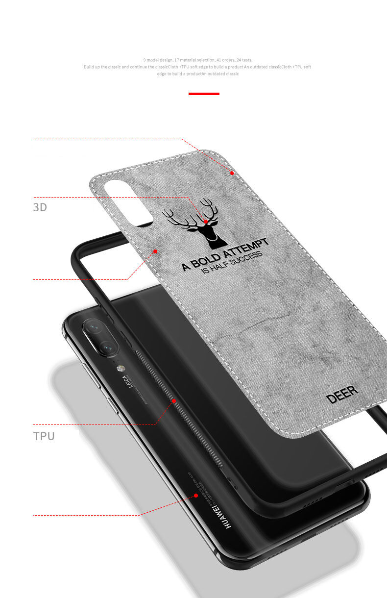 Pokrijte s tekstilno površino za iPhone X / iPhone X - siva