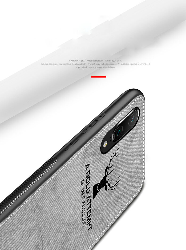 Pokrijte s tekstilno površino za iPhone X / iPhone X - črna