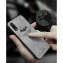 Pokrijte s tekstilno površino za iPhone X / iPhone X - črna