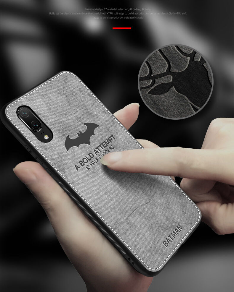 Pokrijte s tekstilno površino za iPhone X / iPhone X - črna