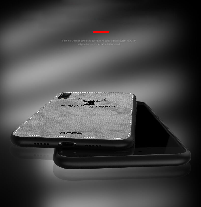 Pokrijte s tekstilno površino za iPhone X / iPhone X - črna