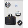 Luksuzna torba / nahrbtnik za iPad / MacBook do 17" - temno modra