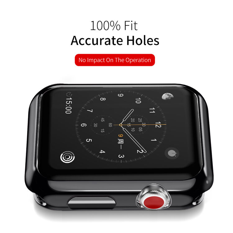 Dux Ducis mehka plastična zaščitna torbica za Apple Watch 42mm - srebrna