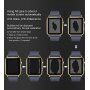 IMAK Pro + kaljeno steklo 2.5D pro Apple Watch - 38 mm - črna