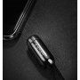 X-LEVEL Eleganten USB / strelovodni kabel za Apple iPhone / iPad / iPod - 8cm - zelena