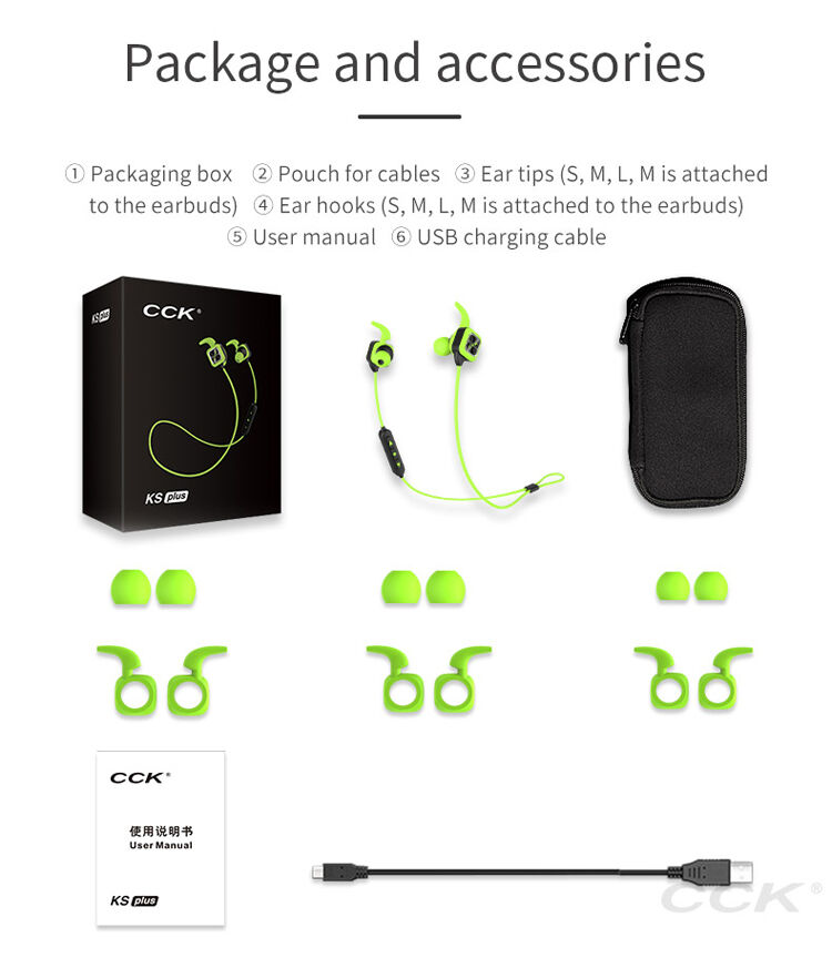 Brezžične Bluetooth slušalke CCK za Apple iPhone - blá