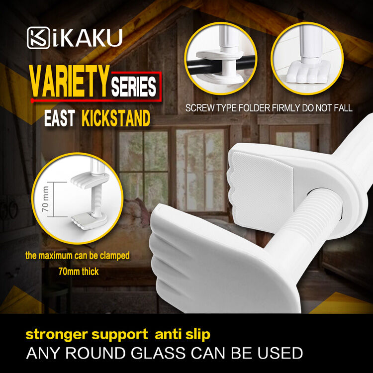 KAKUSIGA univerzalno nastavljivo stojalo za iPhone / iPad - bela / srebrna
