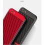 WAKING DRAGON elegantna mehka plastična prevleka za Apple iPhone 6 / 6S - rdeče