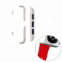 Rezervna kovinska zaponka za trak za Apple Watch 42mm / 41mm / 40mm / 38mm - 2 kusy - srebro