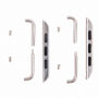 Rezervna kovinska zaponka za trak za Apple Watch 42mm / 41mm / 40mm / 38mm - 2 kusy - srebro