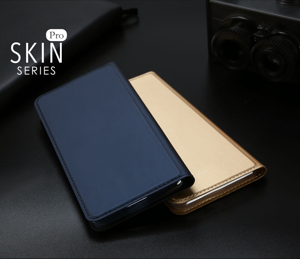 Kovček DUX DUCIS s predali za stojala in dokumente za Apple iPhone XS - zlato
