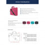 Cartinoe torba z zadrgo za MacBook 13" / Air 13" / Pro 13" - roza