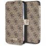 Guess flip etui iz umetnega usnja z logotipom za iPhone X / XS - rjava