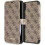 Guess flip etui iz umetnega usnja z logotipom za iPhone XS Max - rjava