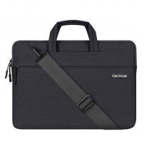 Cartinoe torba z zadrgo za MacBook 13" / Air 13" / Pro 13" - črna