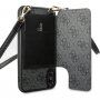 Guess 4G etui s trakom za čez ramo za iPhone X / XS - siva