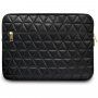 Guess Quilted prešita torba za iPad do 13" / MacBook do 14" - črna