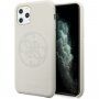 Guess 4G Tone on Tone silikonski ovitek za iPhone 11 Pro Max - bela
