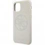 Guess 4G Tone on Tone silikonski ovitek za iPhone 11 Pro Max - bela