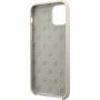 Guess 4G Tone on Tone silikonski ovitek za iPhone 11 Pro Max - bela