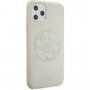 Guess 4G Tone on Tone silikonski ovitek za iPhone 11 Pro Max - bela