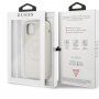 Guess 4G Tone on Tone silikonski ovitek za iPhone 11 Pro Max - bela