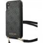 Guess 4G flip etui s trakom za iPhone XR - siva