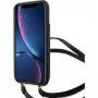 Guess 4G flip etui s trakom za iPhone XR - siva