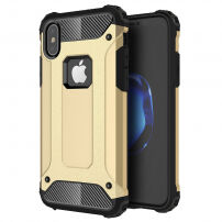Super trpežna prevleka "Armor" na iPhone X / iPhone X - zlati