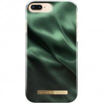 iDeal of Sweden ovitek z vzorcem satena za iPhone 6S Plus/7 Plus/8 Plus - smaragdno zelena