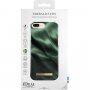 iDeal of Sweden ovitek z vzorcem satena za iPhone 6S Plus/7 Plus/8 Plus - smaragdno zelena