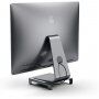 Satechi večvhodno aluminijasto stojalo za računalnik iMac - prostorsko siva