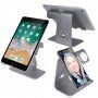 Bestand priklopna postaja 2v1 za iPhone / iPad / Apple Watch - siva
